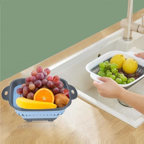 Collapsible Silicone Colander Set