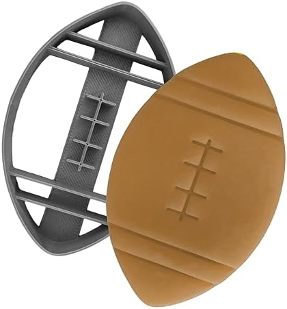 American Football Cookie Cutter 35 in - Sports Shape Stamp Baking Supplies