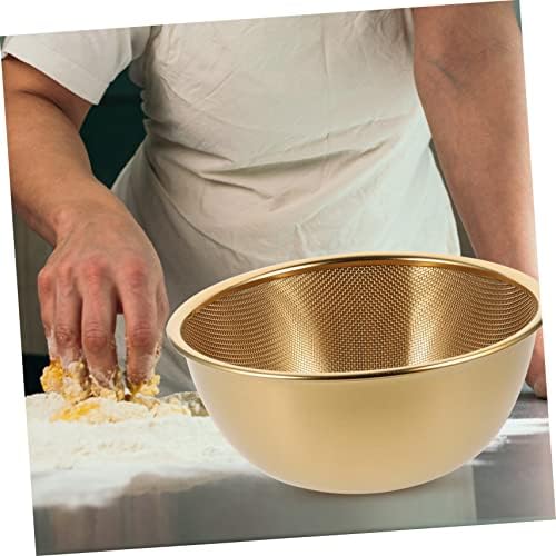 Effortless Vegetable Colander Stainless Steel Mesh Basket for Kitchen Use