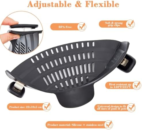 Compact Durable Silicone Strainer SF Homes