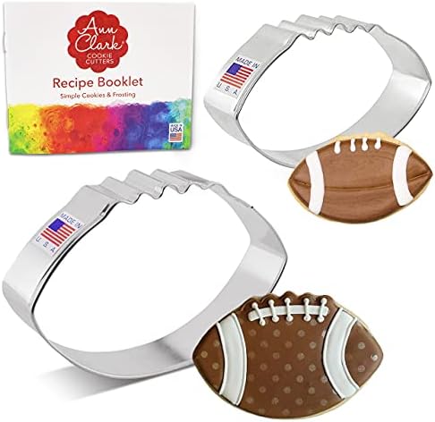 Ann Clark Football Cookie Cutters Set