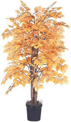 Vickerman Golden Aspen BushSturdy Realistic Artificial Plant