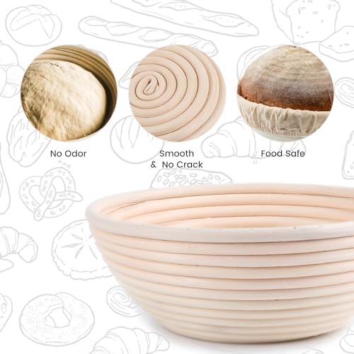Bread Proofing Basket Set Perfect for Sourdough