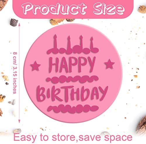 6 Pcs Baby Shower Fondant Embosser Cookie Stamps 3D Design