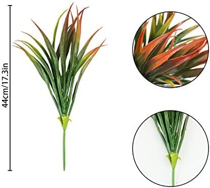 6Pcs Fake Grass Outdoor Planter