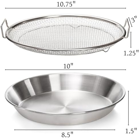 Premium stainless steel mesh pan for oil filtration