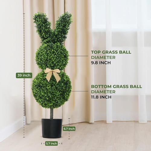 CUTE RABBIT TOPIARIES FOR YOUR DECOR