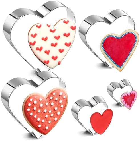 Discover Joy in Baking Unique Heart Cookie Cutter Set by Patelai