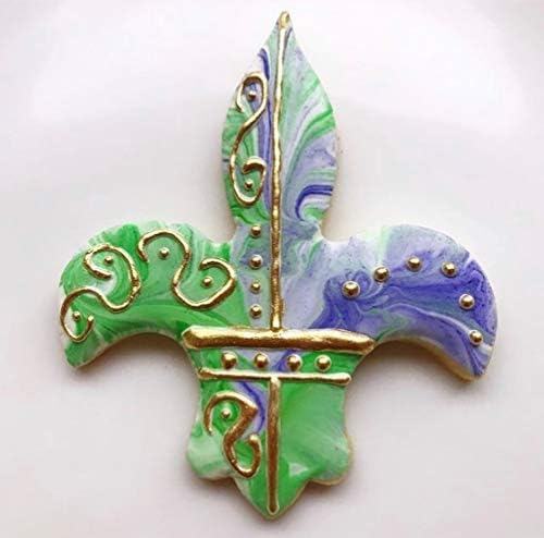 FLOUR DE LIS COOKIE CUTTER - ELEGANT MARDI GRAS DECOR