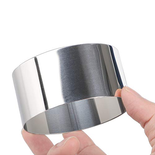 HULISEN Round Cake Ring Mold with Pusher Lifter