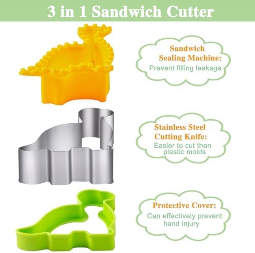 Sandwich Cutter for Kids 48 Pcs