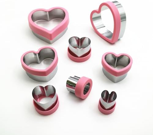 Heart Cookie Cutter Set - Durable for Baking More