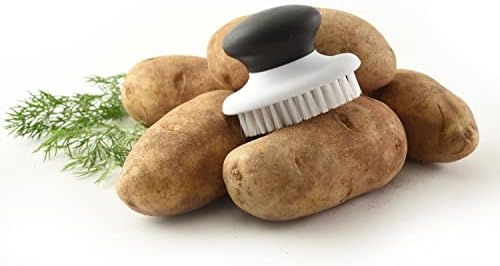 Norpro Ergonomic Kitchen Scrub Brush - White