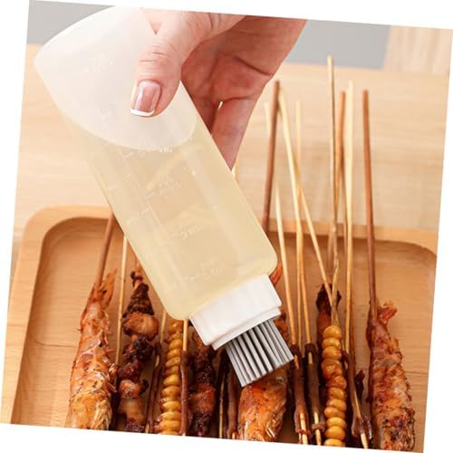 FELTECHELECTR Silicone Oil Brush Squeeze Bottle 175ml for Cooking Basting Baking