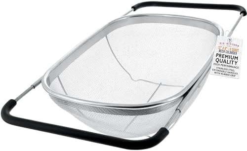 Sturdy Expandable Colander for Efficient Kitchening