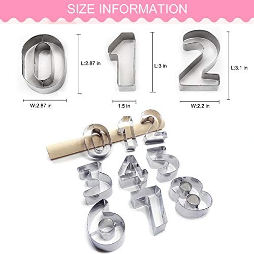 Surprise Your Child with the Premium Number Cookie Cutter Set