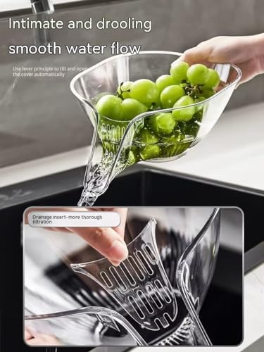Efficient Durable 2PACK Multi-functional Drain Basket for Kitchen Use