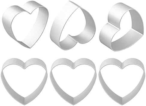Perfect Heart Cookie Cutters Set for Dessert Crafts