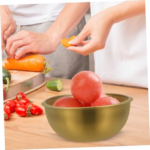 Stainless Steel Colander with Drain Basket