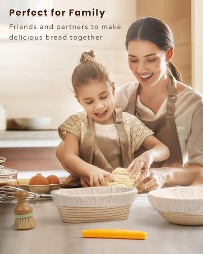 CODOGOY Eco-Friendly Sourdough Proofing Basket Set