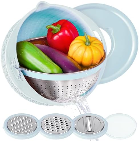 Honbuty 4-in-1 Colander with Mixing Bowl Set