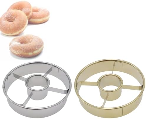 2Pack Stainless Steel Donut Cutters Professional Baking Tool