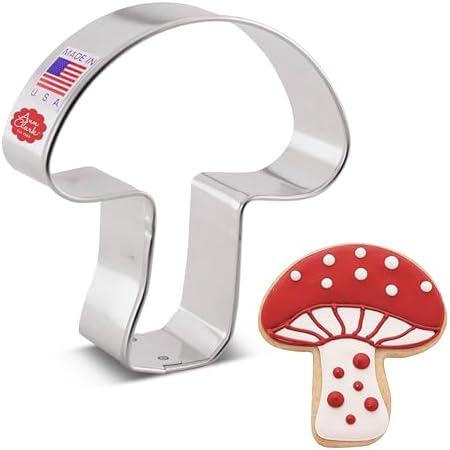 Ann Clark Mushroom Cookie cutter Made in USA Safe