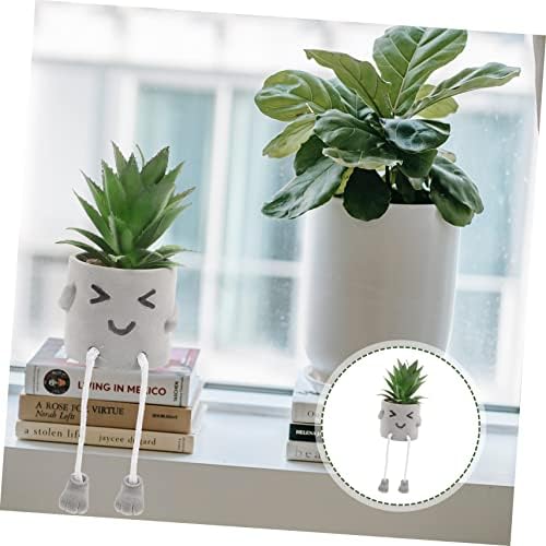 CUTE EXPRESSION FAKES Booth Bonsai Potted Plant Faux Greenery