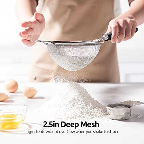U-Taste 55 Inch Fine Mesh Sieve Kitchen Colander
