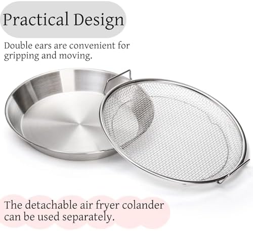 Premium stainless steel mesh pan for oil filtration