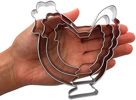Vibrant Animal Bakers Cutters Set with 3 Unique Candy Animal Shapes