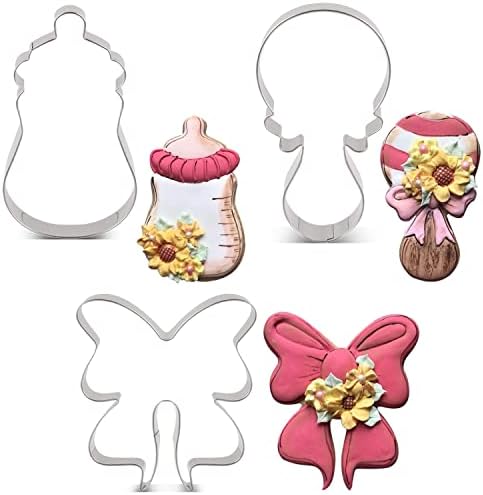 LILIAO Baby Shower Cookie Cutter Set - Perfect for Sugar Cookies
