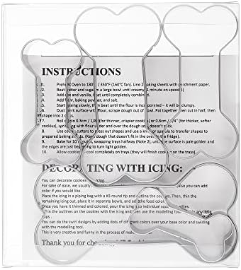 MrCookie Dog Bone Cookie Cutters Set