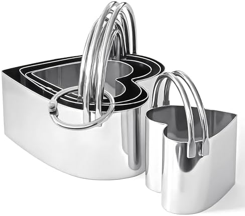 5-in-1 Stainless Steel Biscuit Cutters 45-9cm