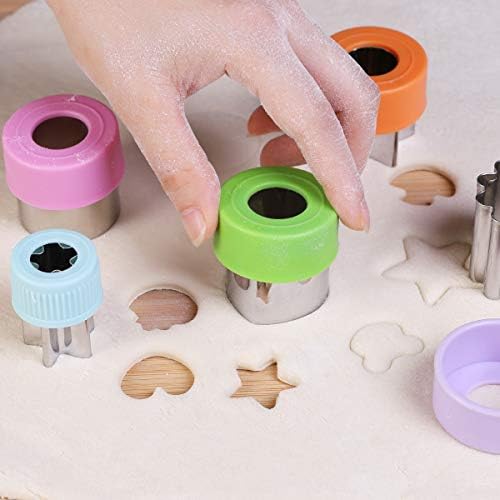 Personalized Kids Veggie and Food Cutters with Unique Animal Stamps