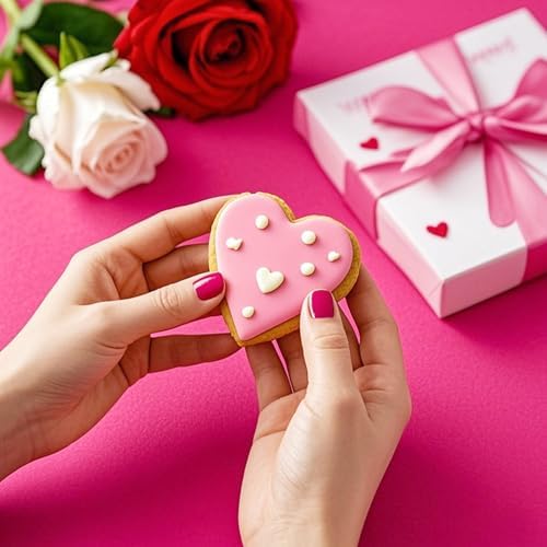 Sturdy Durable Heart Cookie Cutter Set for Valentines Day