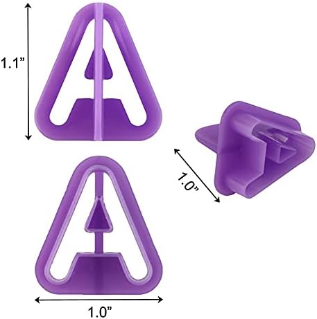 BlingKingdom 40pc Alphabet Cookie Cutter Set Purple Plastic