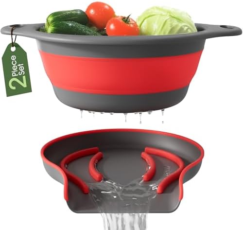 Gevoli Strainer with Self-Draining Base 5QT