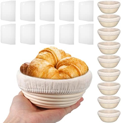 Irenare 10-Piece Bread Banneton Proofing Set
