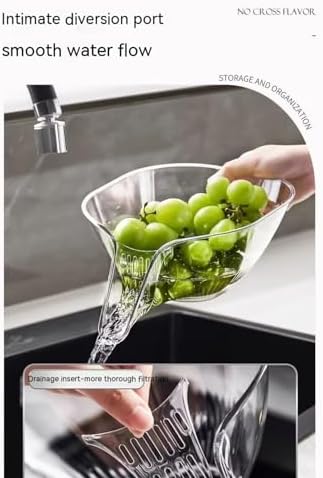 2PCS Multi-functional Drain Basket Kitchen Tool
