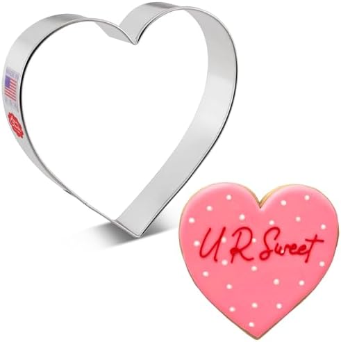 Ann Clark Heart Premium Valentine Cookie Cutter 4 Made in the USA