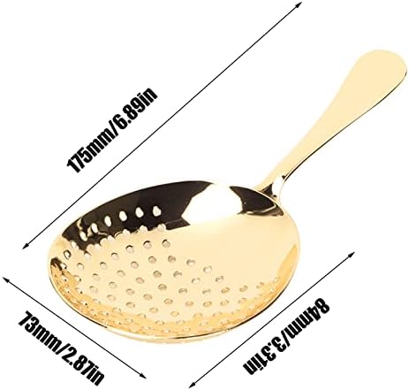 Ergonomic Stainless Steel Strainer Spoon