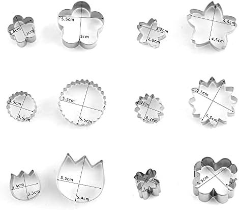 Floral Cookie Cutters Set