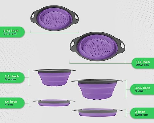 Collapsible Strainer Set