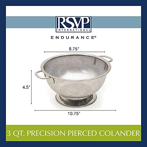RSVP Precision Pierced Colander 3 Quarts