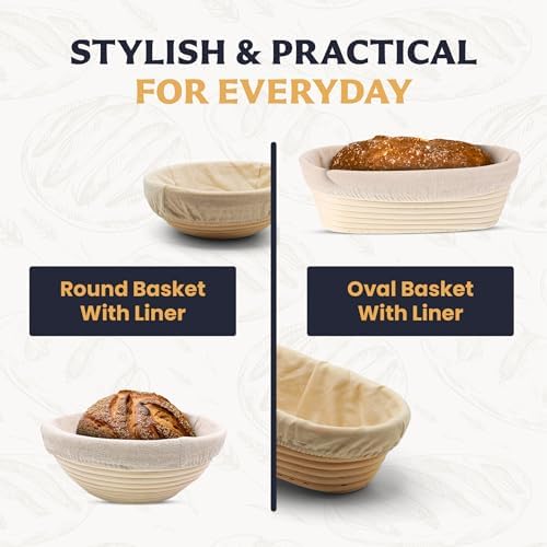 Perfect Crust Bread Basket Set for Home Bakers