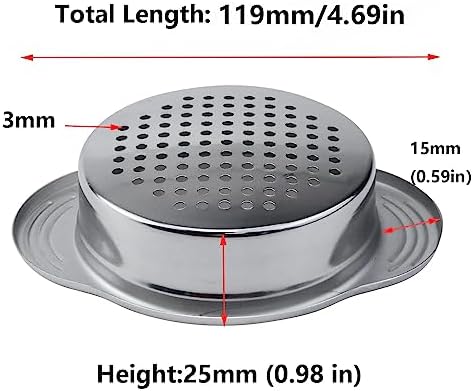 Antrader 45-Inch Stainless Steel Colander for Straining and Draining