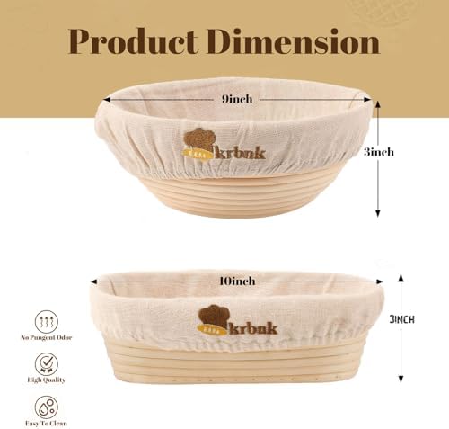 Handcrafted proofing basket sustainable resilient for sourdough baking