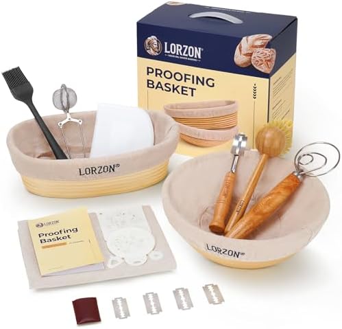Pro-Grade Banneton Proofing Basket Set