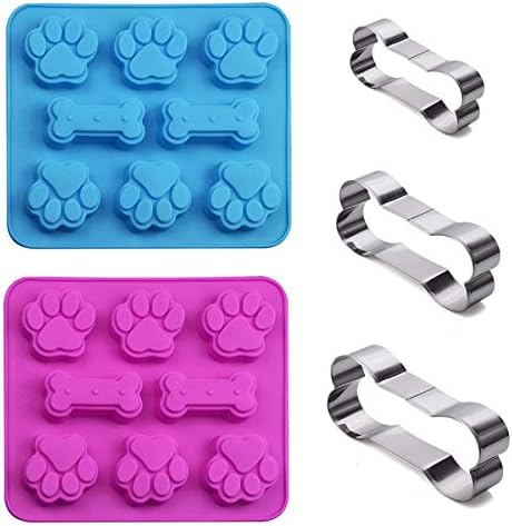 Set of 5 Dog Cookie Cutters